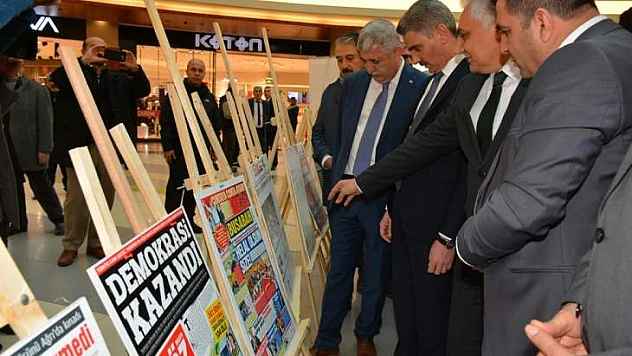 Vali Baruş 'Türkiye'de Darbeler Ve Malatya Yerel Basını' Sergisi Açılışına Katıldı