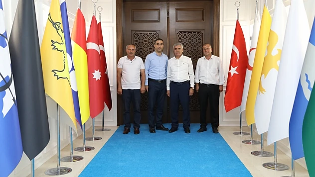 Doğanyol Belediye Başkanı Bay, Başkan Güder'i Ziyaret Etti