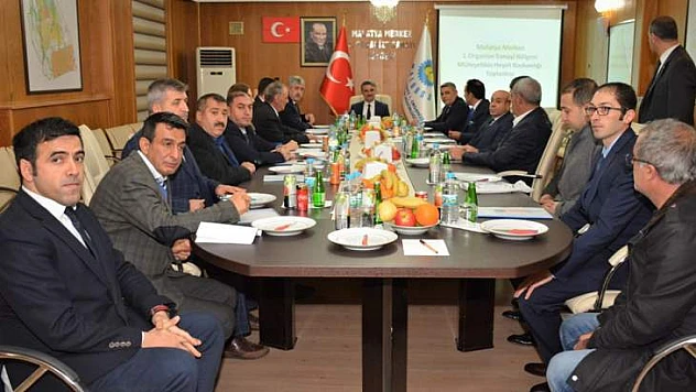 Vali Baruş Başkanlığında 1. OSB Müteşebbis Heyet Toplantısı Yapıldı