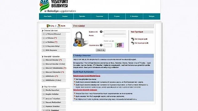 'E- Belediye İle 7/24 Hizmet Sunuyoruz'