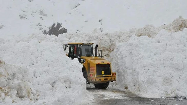 Hakkari-Şırnak Yoluna Çığ Düştü