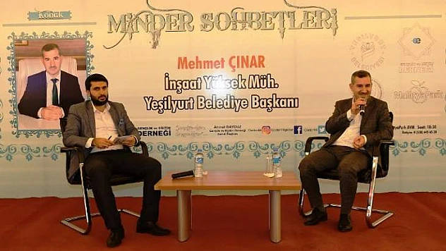 Başkan Çınar, 'Minder Sohbetleri' Programında Yeşilyurt'u Anlattı