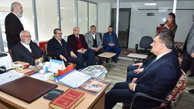 Başkan Gürkan, Niyaz-İ Mısri Kültür Vakfı Yönetimi İle İstişarede Bulundu