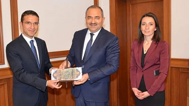 Merkez Bankası Yetkililerinden Vali Kaban'a Ziyaret