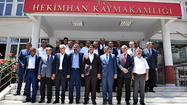 Başkan Gürkan Hekimhan'da İncelemelerde Bulundu