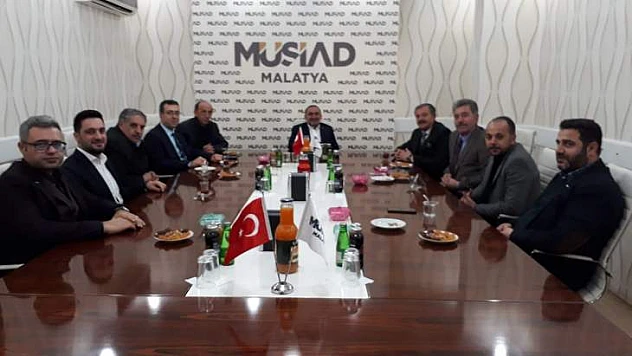 Başkan Şahbaz'dan MÜSİAD Başkanı Poyraza Hayırlı Olsun Ziyaret