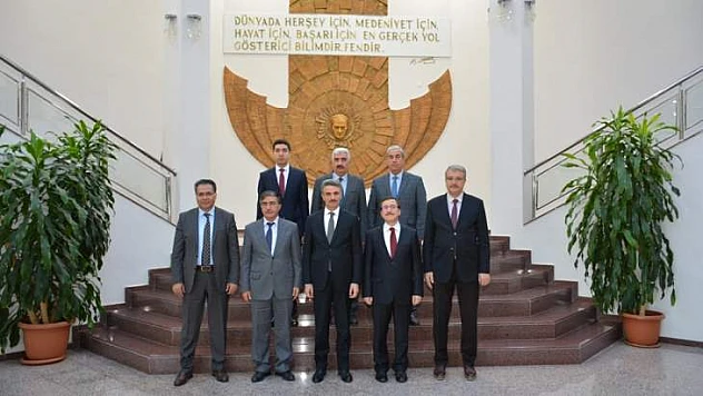 Vali Baruş'tan Rektör Kızılay'a İade-İ Ziyaret