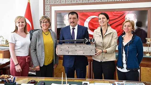 Uluslararası Anıtlar Ve Sitler Konseyi Heyeti Başkan Gürkan'a Ziyaret