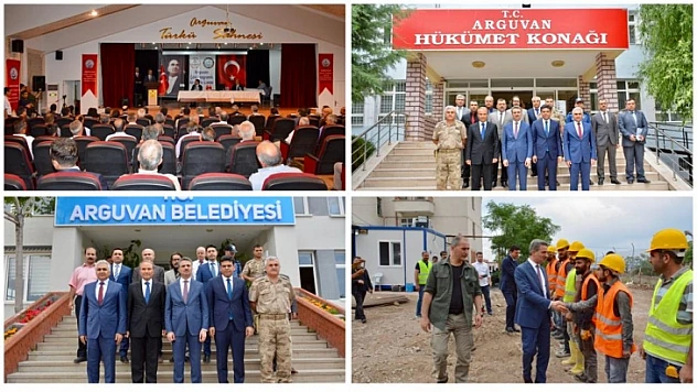 Vali Aydın Baruş Arguvan'da İncelemelerde Bulundu