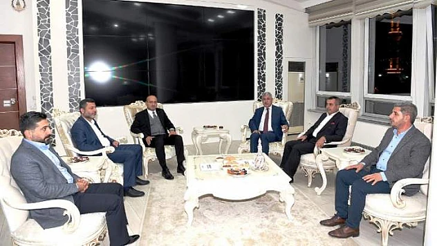 Akdoğan'dan Başkan Polat'a Ziyaret