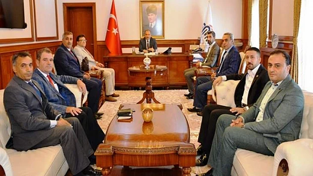 Vali Kaban'a Başkan Aygün'den Nezaket Ziyareti