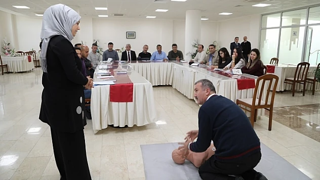 Battalgazi Belediye Personeline İlkyardım Eğitimi Verildi