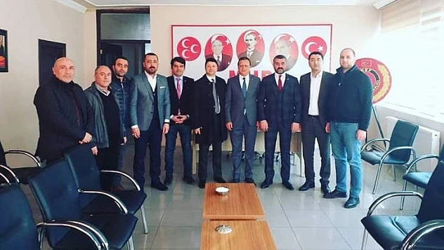 AK Parti Akçadağ Belediye Başkan Adayı Kırteke'den MHP'ye Ziyaret