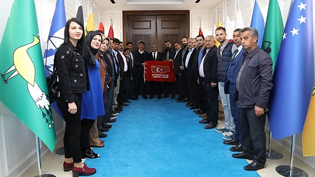 Malatya Tarım Platformu Başkanı Akın, Başkan Güder'i Ziyaret Etti