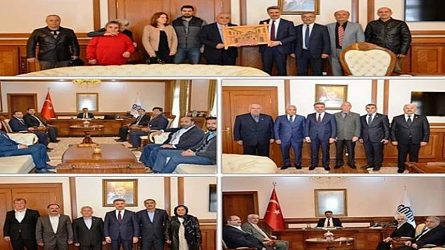 Vali Baruş'a Vakıf Ve Derneklerden Hayırlı Olsun Ziyaretleri