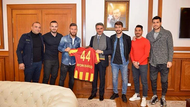 Evkur Yeni Malatyaspor'dan Vali Baruş'a Hayırlı Olsun Ziyareti