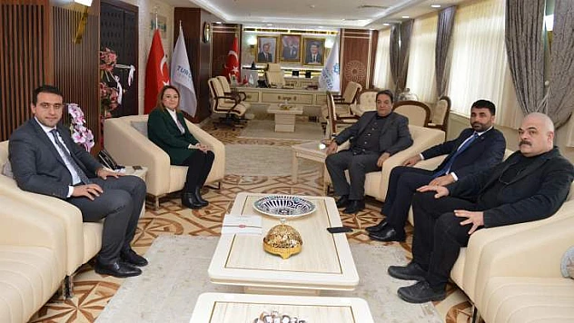 Milletvekili Fendoğlu'ndan Rektör Karabulut'a Ziyaret