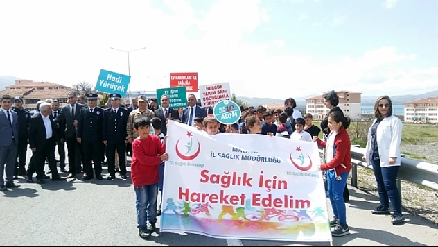 Kale'de Sağlıklı Yaşam Yürüyüşü Yapıldı