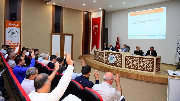 Yeşilyurt Belediye Meclisi Temmuz Ayı Toplantısını Yaptı  