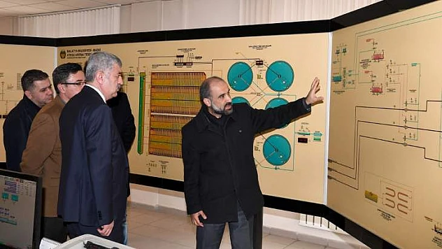 Başkan Polat Atıksu Arıtma Tesisinde İncelemelerde Bulundu