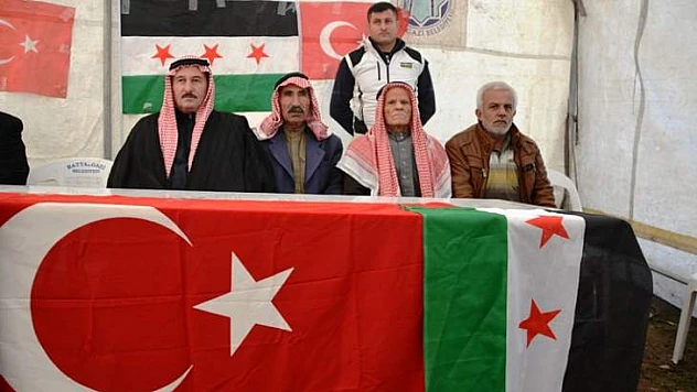 Suriyelilerden Harekata Destek