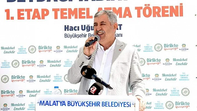 Malatya Büyükşehir Belediye Dev Projenin Temelini Attı