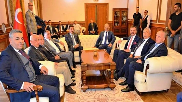 Hisarcıklıoğlu, Vali Kaban'ı Ziyaret Etti