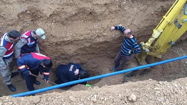 Kanalizasyon Çalışmasında Göçük