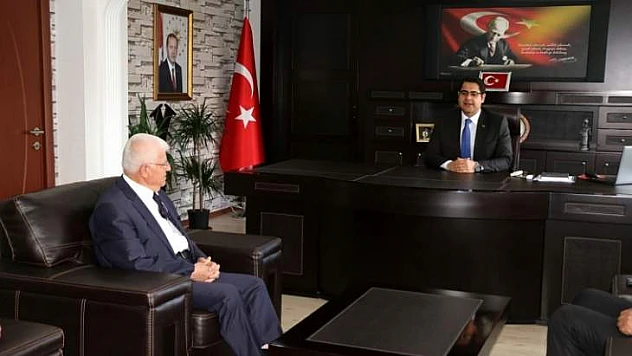 Başkan Millioğulları'ndan Kaymakam Özdemir'e Hayırlı Olsun Ziyareti