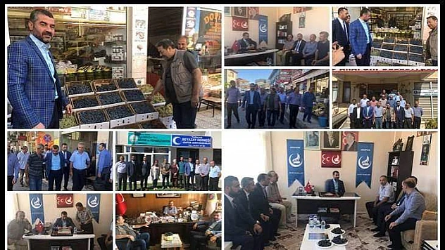 Mhp'den Yerel Seçimler Öncesi Arapgir'e Çıkartma