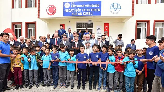 Battalgazi Necati Gök Erkek Yatılı Erkek Kur'an Kursu Hizmete Açıldı