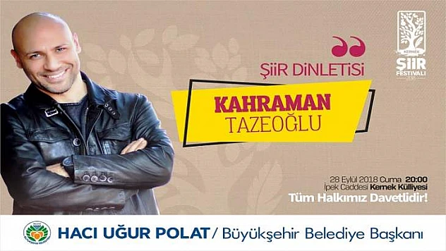 Büyükşehir Belediyesinden Kernek'te Şiir Festivali
