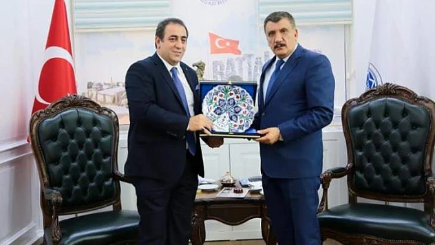 TÜMSİAD Şube Başkanı Gümüş, Başkan Gürkan İle Biraraya Geldi