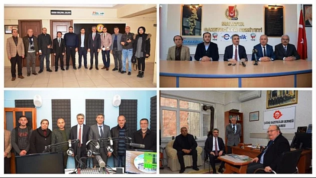 Vali Baruş'tan Basın Meslek Kuruluşlarına Ziyaret