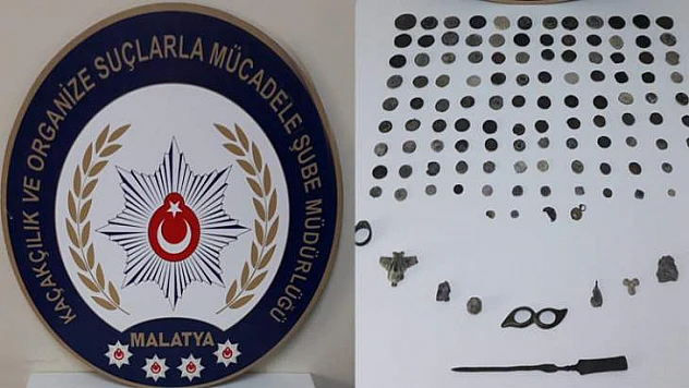 Malatya'da Tarihi Eser Operasyonu