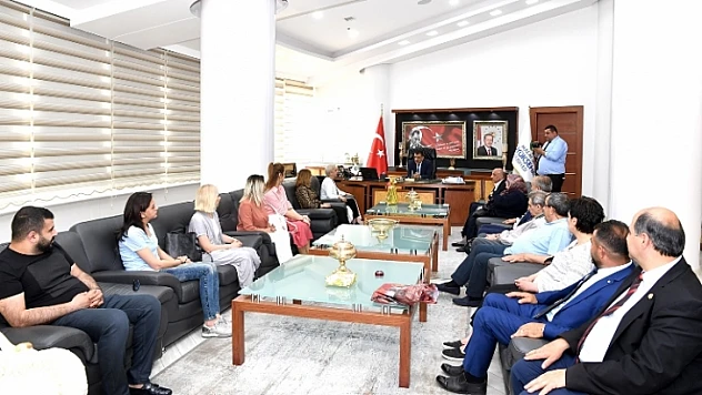 Himyaçder'den Başkan Gürkan'a Ziyaret