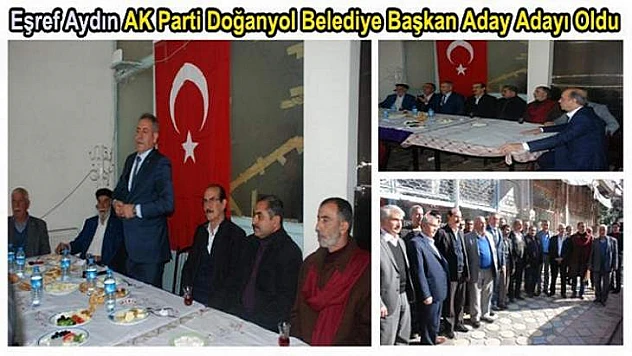 Eşref Aydın Doğanyol'un Su Sorununu Çözeceğiz