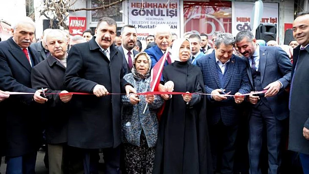 Cumhur İttifakı Hekimhan Seçim Bürosunun Açılışı Yapıldı