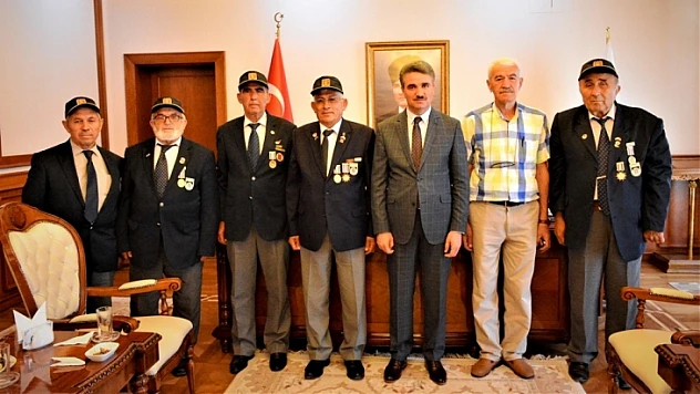Bolu Muharip Gaziler Derneğinden Vali Baruş'a Ziyaret