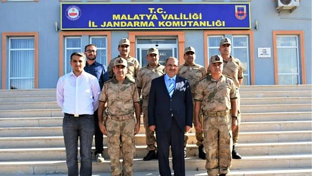 Vali Kaban'dan İl Jandarma Komutanına Ziyaret