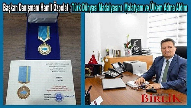 Hamit Özpolat'a Büyük Ödül