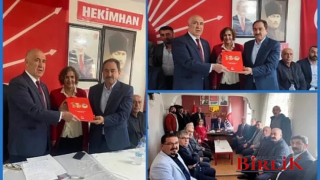 Hekimhan Belediye Başkanı Turan Karadağ CHP'den Aday Adaylık Başvurusu Yaptı