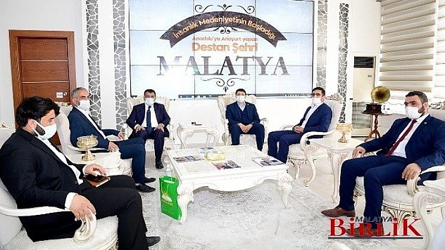 HÜDA-PAR Malatya İl Başkanı Dönmezer'den Başkan Gürkan'a Ziyaret