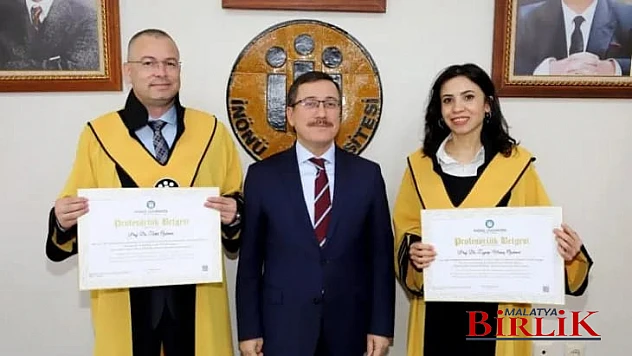 İnönü Üniversitesinde Unvanda Yükselen Akademisyenlere Cübbeleri Giydirildi