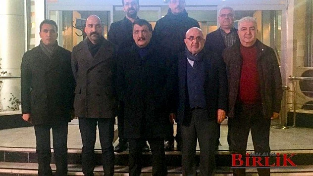 İş Adamlarından Başkan Gürkan'a Geçmiş Olsun Ziyareti
