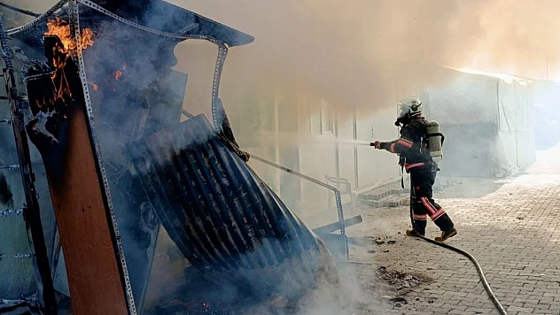 İtfaiye Ekiplerinden Zamanında Müdahale