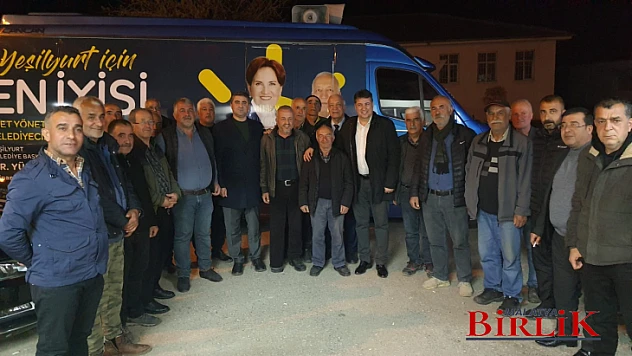 İYİ Parti'li Başkan Adayları Yeşilyurt İlçesi Mahalle Ziyaretlerine Devam Etti