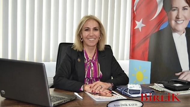 İyi Parti Malatya Kadın Politikaları Başkanı Kayış'tan 23 Nisan Mesajı