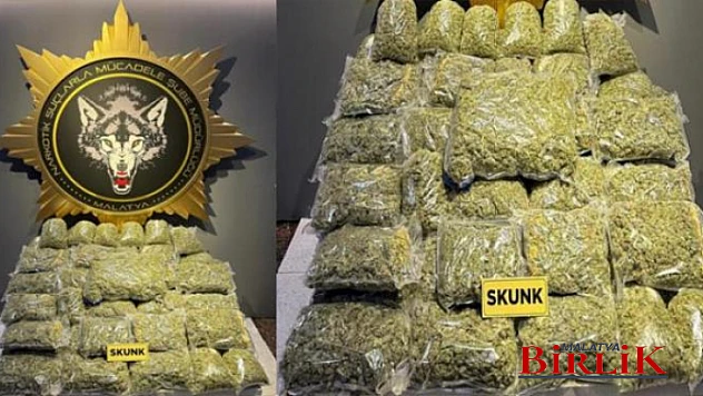 Kale'de 70 Paket Halinde 40 Kilogram Skunk Ele Geçirildi