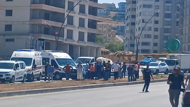 Kamyonet Aydınlatma Direğine Çarptı: 2 Yaralı